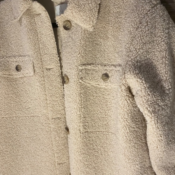 Teddy Bear Button Up Shacket - Picture 2 of 4